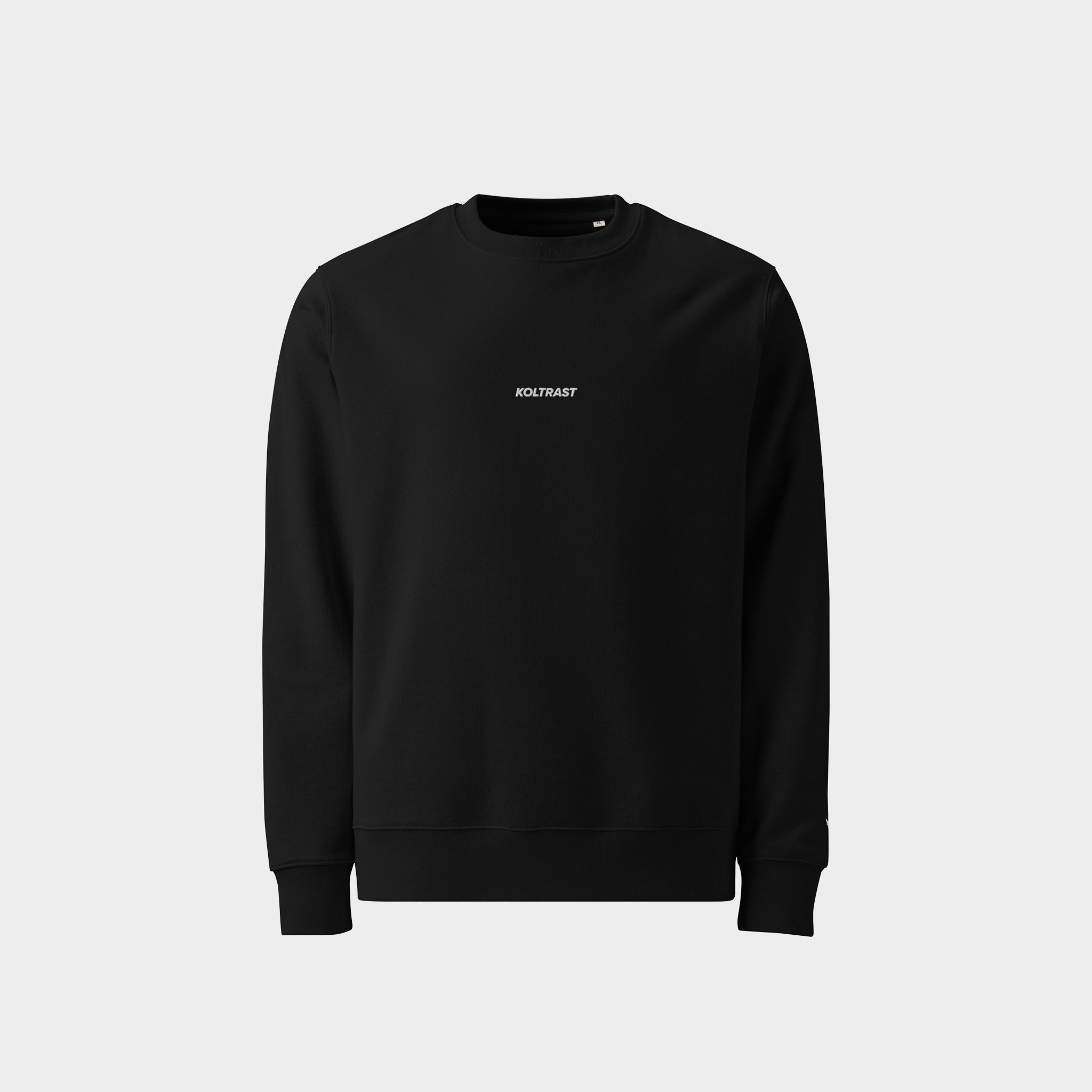 100% Cotton Crewneck - Black