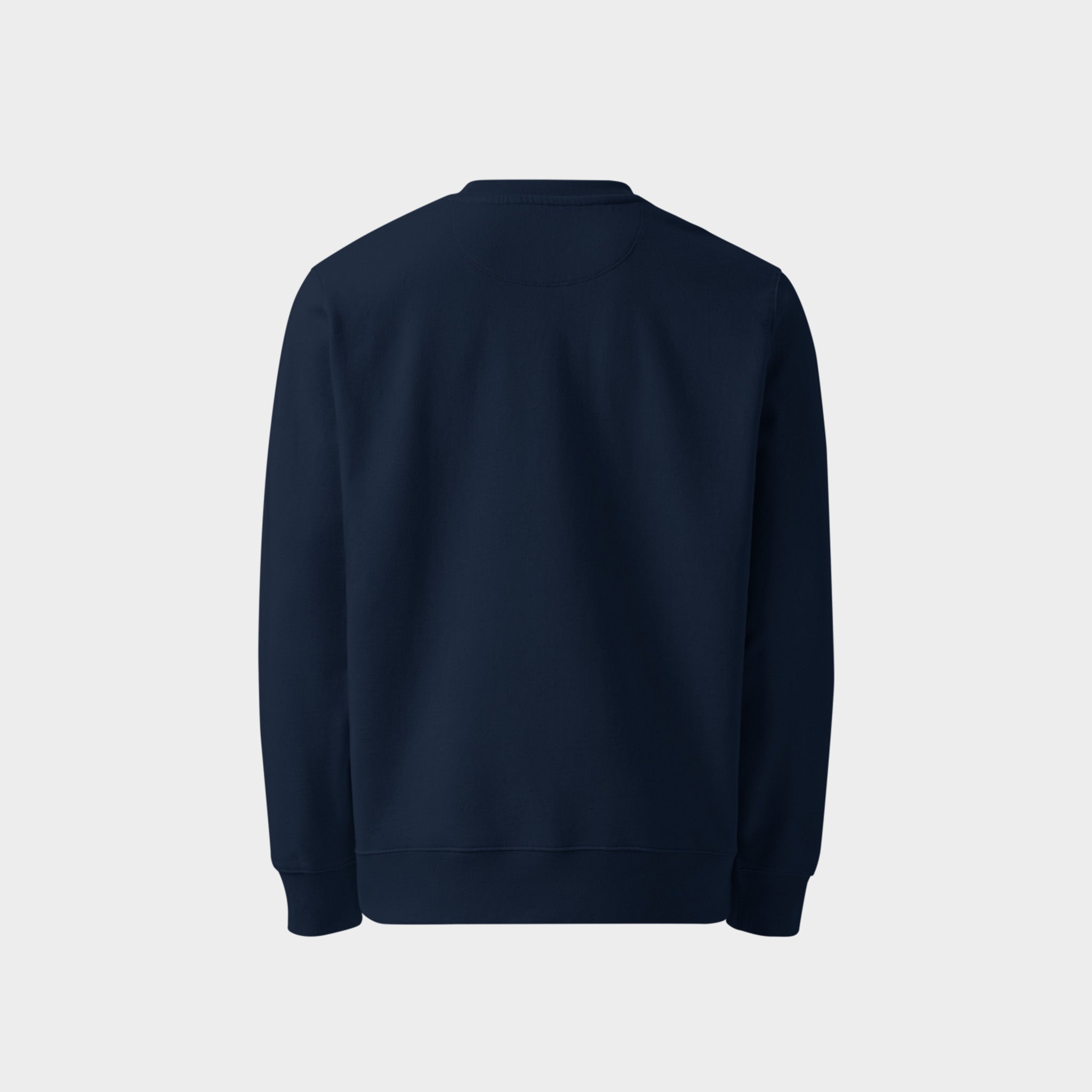 100% Cotton Crewneck - Navy Blue