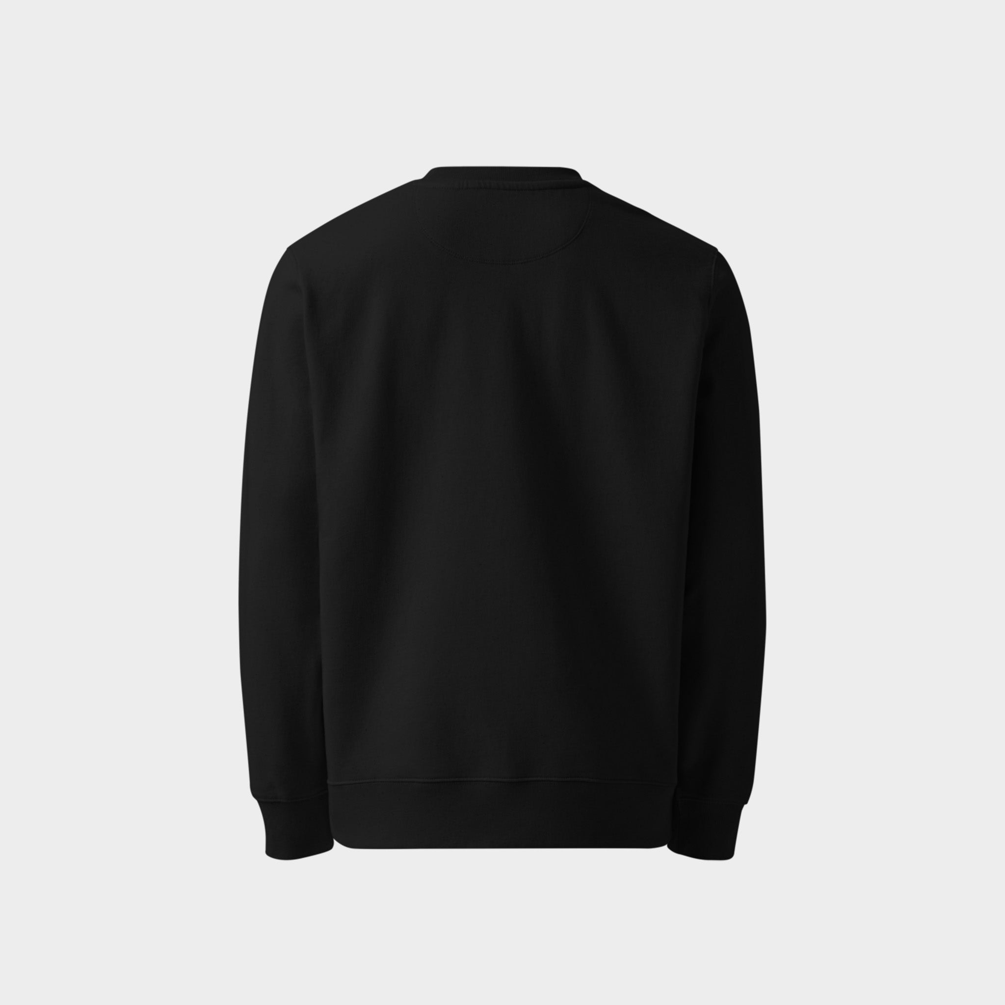 100% Cotton Crewneck - Black